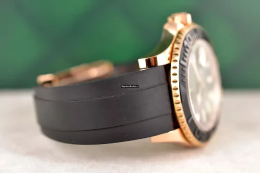 Unique Fake Rolex Yacht-master 40 116655 Caliber 3135 Automatic Movement 40mm Rose Gold Case Mens/unisex Watch - Image 2