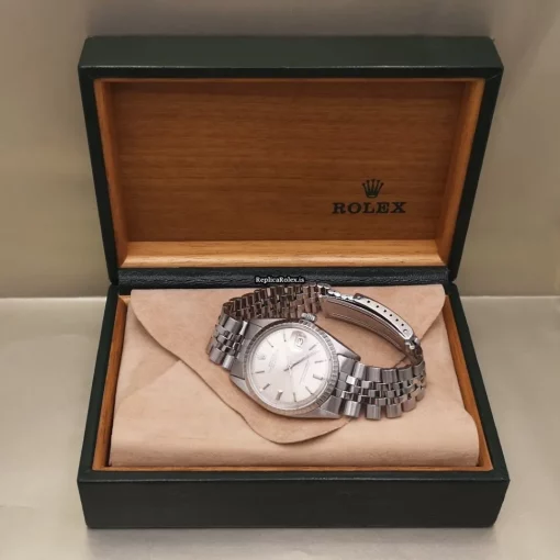 Well Made Fake Rolex Datejust 1603 Caliber 1570 Automatic Movement 36mm Steel Case Mens/unisex Watch - Image 5