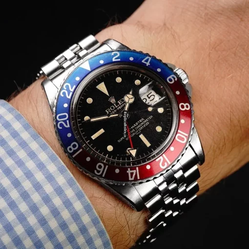 Wholesale Replica Rolex Gmt-master 1675 Automatic Movement 39mm Steel Case Mens/unisex Watch - Image 12