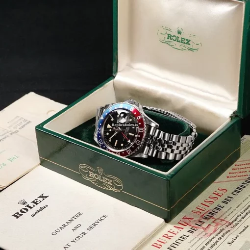 Wholesale Replica Rolex Gmt-master 1675 Automatic Movement 39mm Steel Case Mens/unisex Watch - Image 13