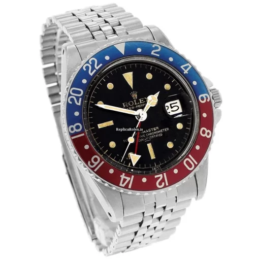 Wholesale Replica Rolex Gmt-master 1675 Automatic Movement 39mm Steel Case Mens/unisex Watch - Image 3