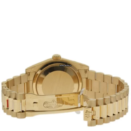 Lovely Fake Rolex Day-date 36 118238 Caliber 3155 Automatic Movement 36mm Yellow Gold Case Mens/unisex Watch - Image 4