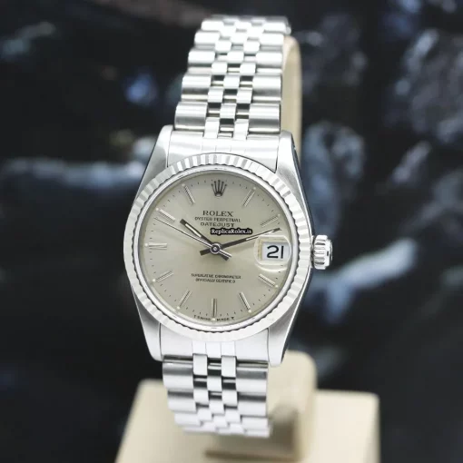 Incredible Replica Rolex Lady-datejust 68274 Caliber 2135 Automatic Movement 31mm Steel Case Mens/unisex Watch - Image 8