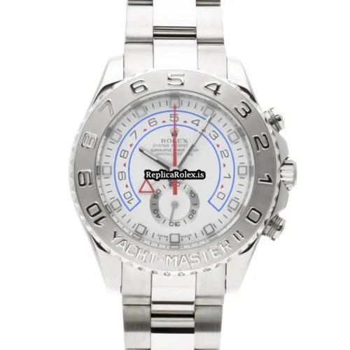 Incredible Replica Rolex Yacht-master II 116689 Automatic Movement 44mm White Gold Case Watch