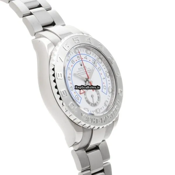 Incredible Replica Rolex Yacht-master II 116689 Automatic Movement 44mm White Gold Case Watch - Image 3