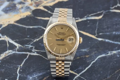 Lovely Replica Rolex Datejust 16233 Caliber 3135 Automatic Movement 36mm Gold/steel Case Mens/unisex Watch - Image 2
