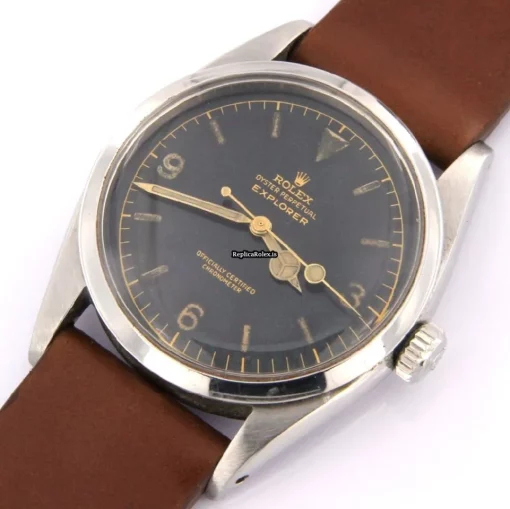 Neat Replicas Rolex Explorer 6610 Caliber 1030 Automatic Movement 36mm Steel Case Mens/unisex Watch - Image 4