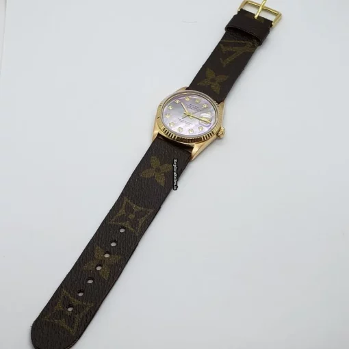 Offering Replica Rolex Datejust 1601 Caliber 1570 Automatic Movement 36mm Yellow Gold Case Mens/unisex Watch - Image 9