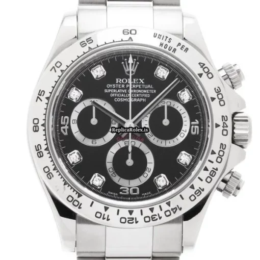 Affordable Replica Rolex Daytona 116509g Caliber 4130 Automatic Movement 40mm White Gold Case Watch - Image 6