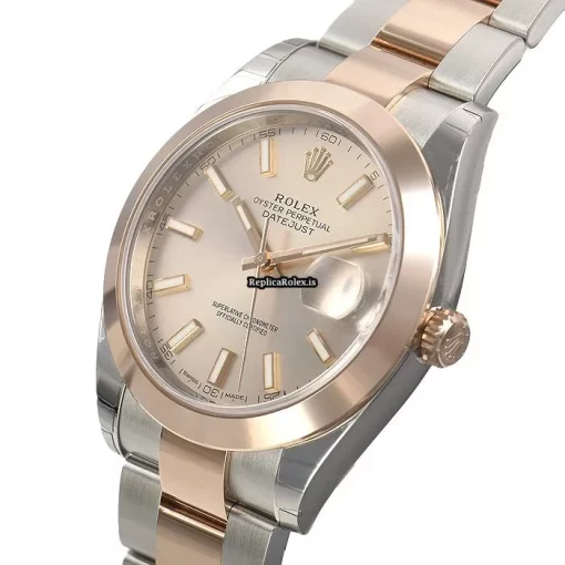 Lovely Fake Rolex Datejust 126301 Automatic Movement 41mm Gold/steel Case Mens/unisex Watch