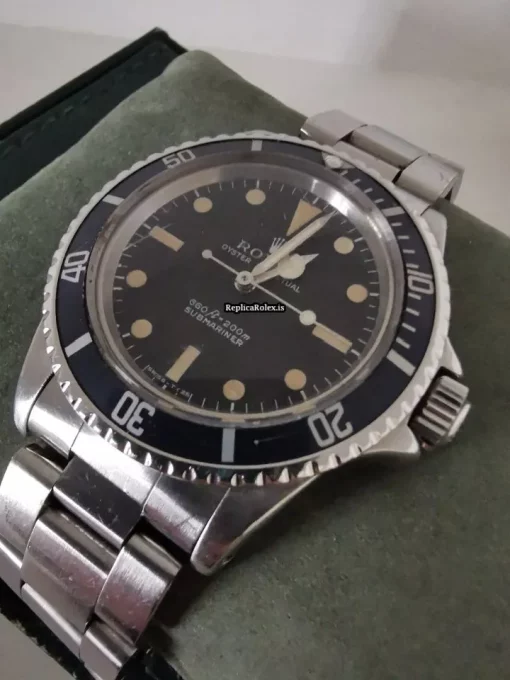 Defect Replica Rolex Submariner 5513 Caliber 1520 Automatic Movement 40mm Steel Case Mens/unisex Watch - Image 6