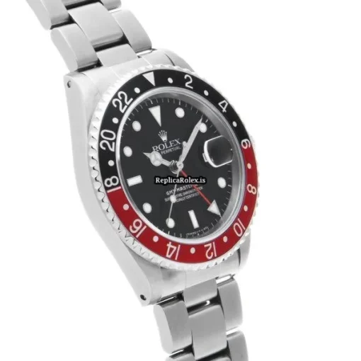 Nice Replica Rolex Gmt-master II 16710 Caliber 3185 Automatic Movement 40mm Steel Case Watch - Image 3