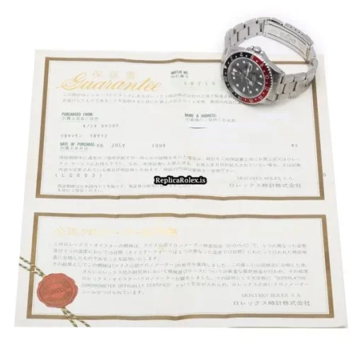 Nice Replica Rolex Gmt-master II 16710 Caliber 3185 Automatic Movement 40mm Steel Case Watch - Image 5