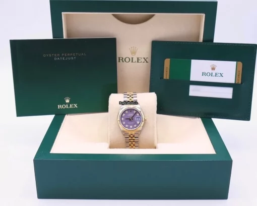 Recommend Replica Rolex Lady-datejust 279173 Automatic Movement 28mm Gold/steel Case Womens Watch - Image 2