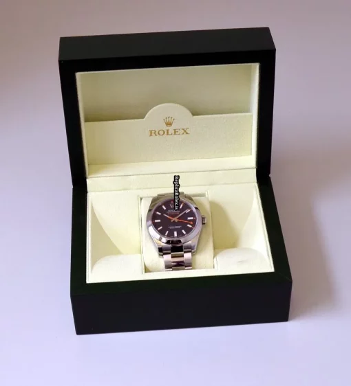 Mind-boggling Fake Rolex Milgauss 116400 Caliber 3131 Automatic Movement 40mm Steel Case Mens/unisex Watch - Image 12
