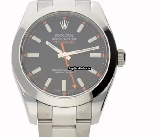 Mind-boggling Fake Rolex Milgauss 116400 Caliber 3131 Automatic Movement 40mm Steel Case Mens/unisex Watch - Image 5