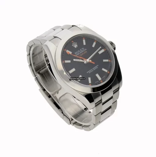 Mind-boggling Fake Rolex Milgauss 116400 Caliber 3131 Automatic Movement 40mm Steel Case Mens/unisex Watch - Image 7