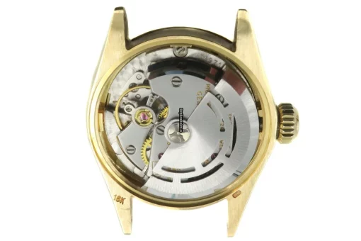 Fabulous Fake Rolex Oyster Perpetual Lady Date 6517 Caliber 1161 Automatic Movement 25mm Yellow Gold Case Womens Watch - Image 11