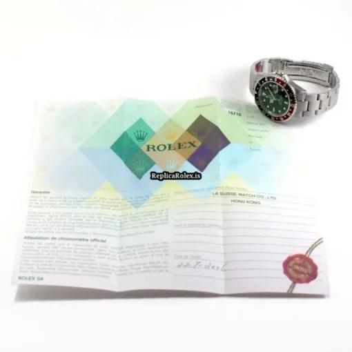 1:1 Replica Rolex Gmt-master II 16710 Automatic Movement 40x42mm Steel Case Mens/unisex Watch - Image 5