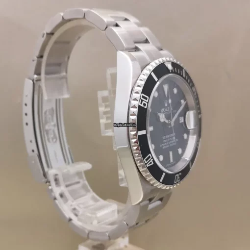 Trustworthy Replica Rolex Submariner Date 16610 Caliber 3135 Automatic Movement 40mm Steel Case Mens/unisex Watch - Image 3