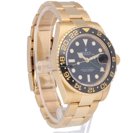 Incredible Fake Rolex Gmt-master II 116718ln Automatic Movement 40mm Yellow Gold Case Mens/unisex Watch - Image 8