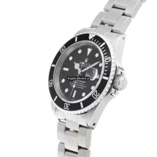 Incredible Replica Rolex Submariner Date 16610 Caliber 3135 Automatic Movement 40mm Steel Case Watch - Image 2