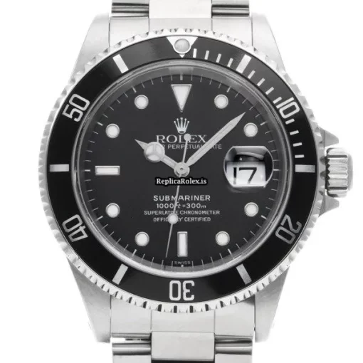 Incredible Replica Rolex Submariner Date 16610 Caliber 3135 Automatic Movement 40mm Steel Case Watch - Image 6