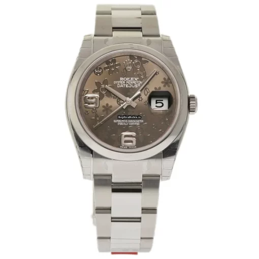 Fantastic Knockoff Rolex Datejust 116200 Caliber 3135 Automatic Movement 36mm Steel Case Womens Watch - Image 2