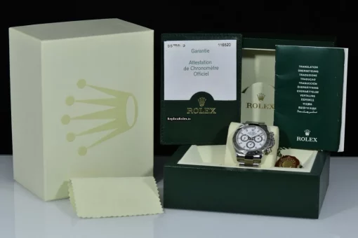 Excellent Replica Rolex Daytona 116520 Caliber 4130 Automatic Movement 40mm Steel Case Mens/unisex Watch - Image 8