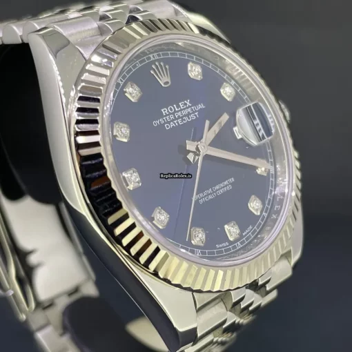 Neat Fake Rolex Datejust II 126334 Caliber 3235 Automatic Movement 41mm Steel Case Mens/unisex Watch - Image 6