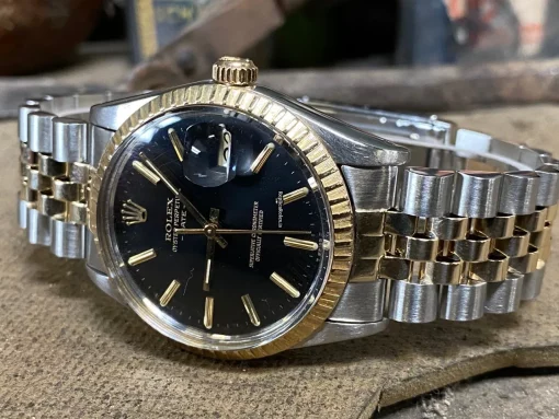 Reliable Fakes Rolex Oyster Perpetual Date 15053 Caliber 3035 Automatic Movement 34mm Gold/steel Case Mens/unisex Watch - Image 5
