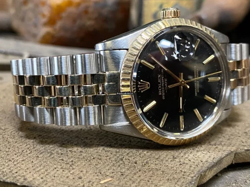 Reliable Fakes Rolex Oyster Perpetual Date 15053 Caliber 3035 Automatic Movement 34mm Gold/steel Case Mens/unisex Watch - Image 7