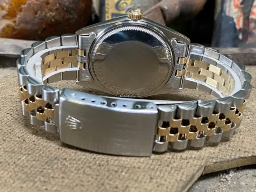 Reliable Fakes Rolex Oyster Perpetual Date 15053 Caliber 3035 Automatic Movement 34mm Gold/steel Case Mens/unisex Watch - Image 9