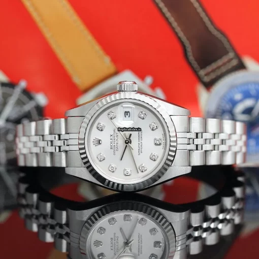 Incredible Replica Rolex Lady-datejust 79174 Caliber 2235 Automatic Movement 26mm Steel Case Womens Watch - Image 2