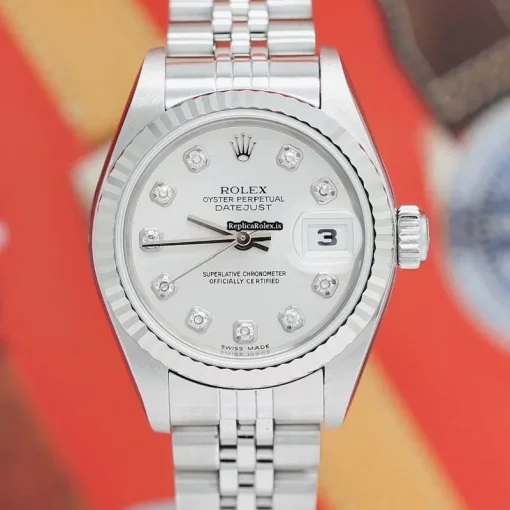 Incredible Replica Rolex Lady-datejust 79174 Caliber 2235 Automatic Movement 26mm Steel Case Womens Watch - Image 3