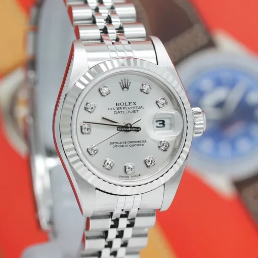 Incredible Replica Rolex Lady-datejust 79174 Caliber 2235 Automatic Movement 26mm Steel Case Womens Watch - Image 5