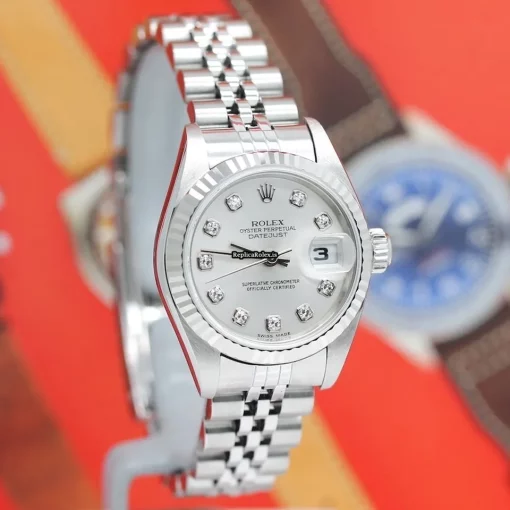 Incredible Replica Rolex Lady-datejust 79174 Caliber 2235 Automatic Movement 26mm Steel Case Womens Watch - Image 6
