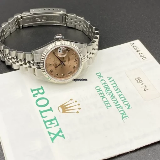 Excellent Copies Rolex Lady-datejust 69174 Caliber 2135 Automatic Movement 26mm Steel Case Womens Watch - Image 2