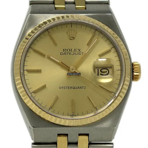 Top Replica Rolex Datejust Oysterquartz 17013 Quartz Movement 36mm Steel Case Mens/unisex Watch