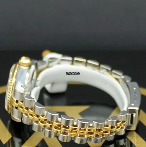 Remarkable Replica Rolex Lady-datejust 69173 Caliber 2135 Automatic Movement 26mm Steel Case Womens Watch - Image 4