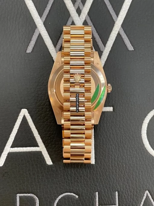 Fine Fake Rolex Day-date 40 228345 Caliber 3255 Automatic Movement 40mm Rose Gold Case Mens/unisex Watch - Image 4