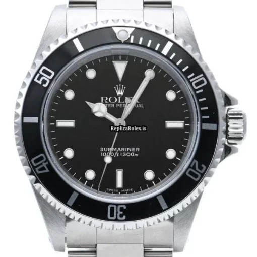 Superb Fake Rolex Submariner 14060 Caliber 3000 Automatic Movement 40mm Steel Case Watch - Image 6