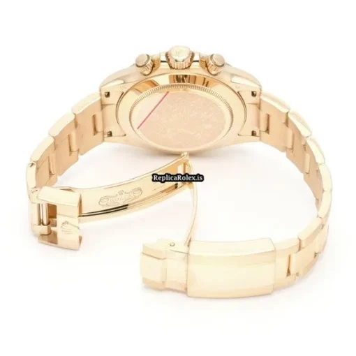 Unique Replica Rolex Daytona 116508 Caliber 4130 Automatic Movement 40mm Yellow Gold Case Watch - Image 4