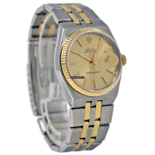 Lovely Replica Rolex Datejust Oysterquartz 17013 Quartz Movement 36mm Steel Case Mens/unisex Watch - Image 5