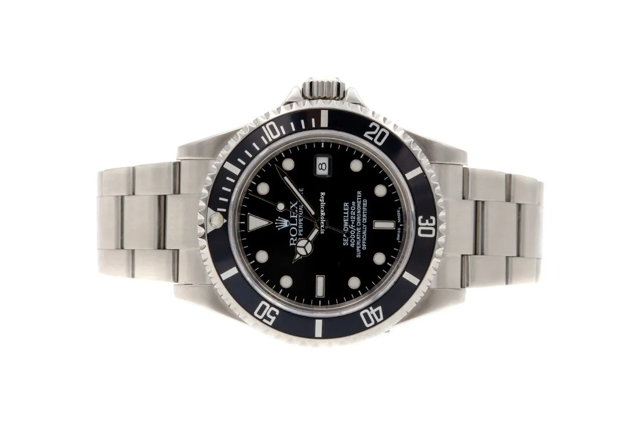 Fantastic Fake Rolex Sea-dweller 4000 16600 Caliber 3135 Automatic Movement 40mm Steel Case Mens/unisex Watch - Image 3