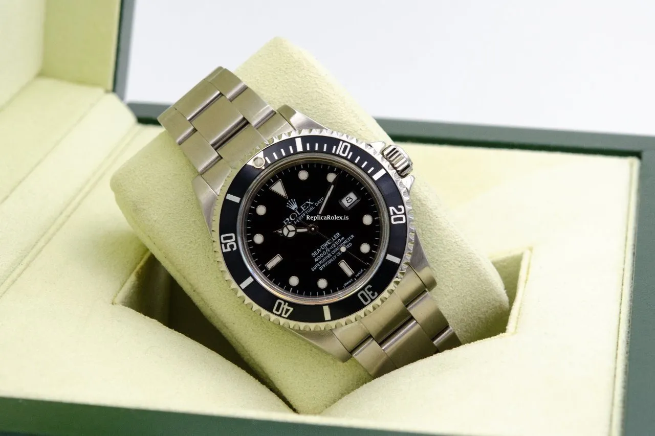 Fantastic Fake Rolex Sea-dweller 4000 16600 Caliber 3135 Automatic Movement 40mm Steel Case Mens/unisex Watch - Image 7