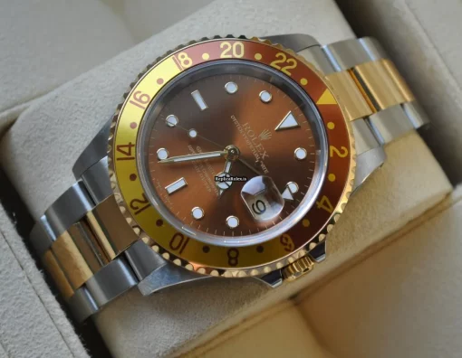 Appealing Replica Rolex Gmt-master II 16713 Caliber 3185 Automatic Movement 40mm Gold/steel Case Mens/unisex Watch - Image 2