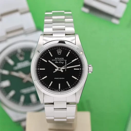 Superior Imitation Rolex Air King Precision 14000 Caliber 3000 Automatic Movement 34mm Steel Case Mens/unisex Watch - Image 3
