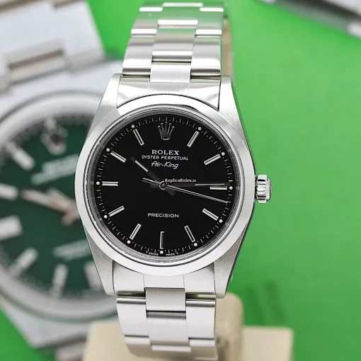 Superior Imitation Rolex Air King Precision 14000 Caliber 3000 Automatic Movement 34mm Steel Case Mens/unisex Watch - Image 9