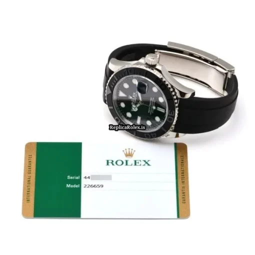 Wholesale Fake Rolex Yacht-master 42 226659 Caliber 3235 Automatic Movement 42mm White Gold Case Watch - Image 5